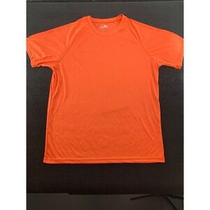 Alleson Athletic Adult Orange Short Sleeve T-Shirt Jersey Size L‎